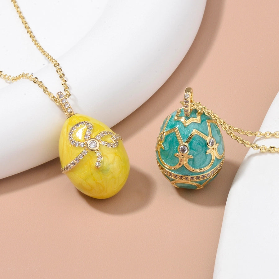 Jewelry IG Style Rejuvenating device Copper Rhinestones Inlay Pendant Necklace