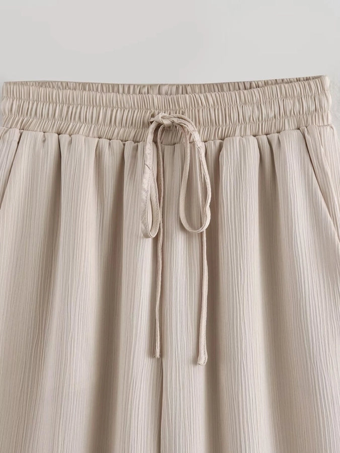 Daily Women's British Style Solid Color Polyester Pants Sets Pants Sets