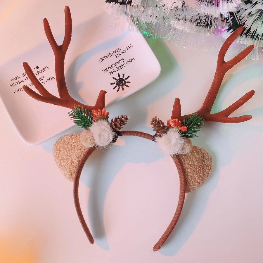 Women's Cute Antlers Synthetic Resin Hair Band