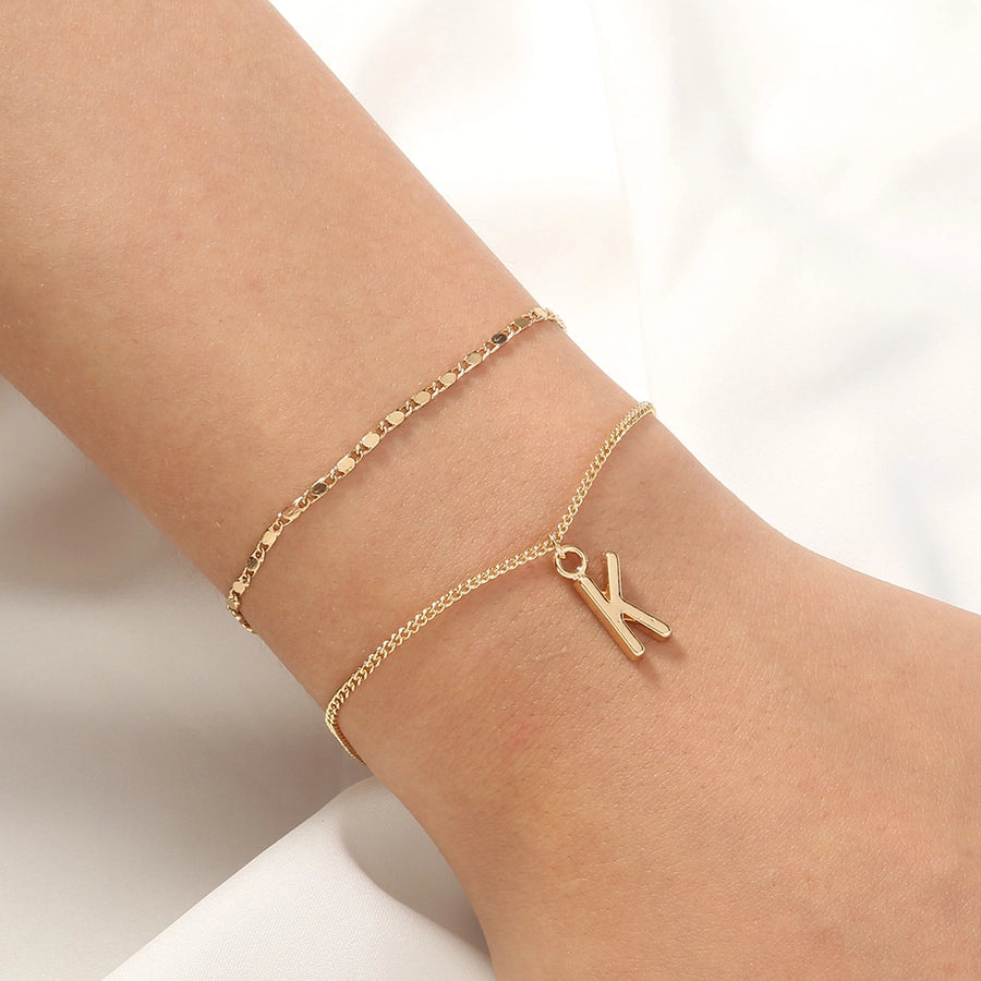 Jewelry IG Style Preppy Style Geometric Butterfly Copper Bracelets