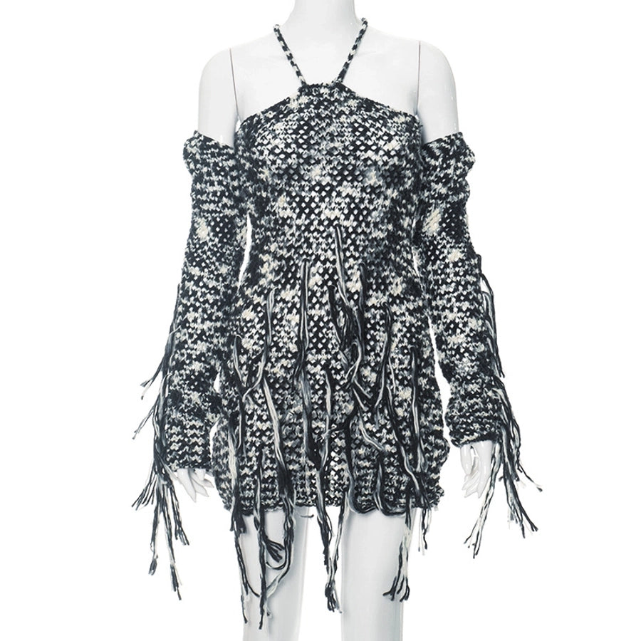 Masquerade Women's Streetwear Color Block Spandex Polyacrylonitrile Fiber Skirt Sets Skirt Sets