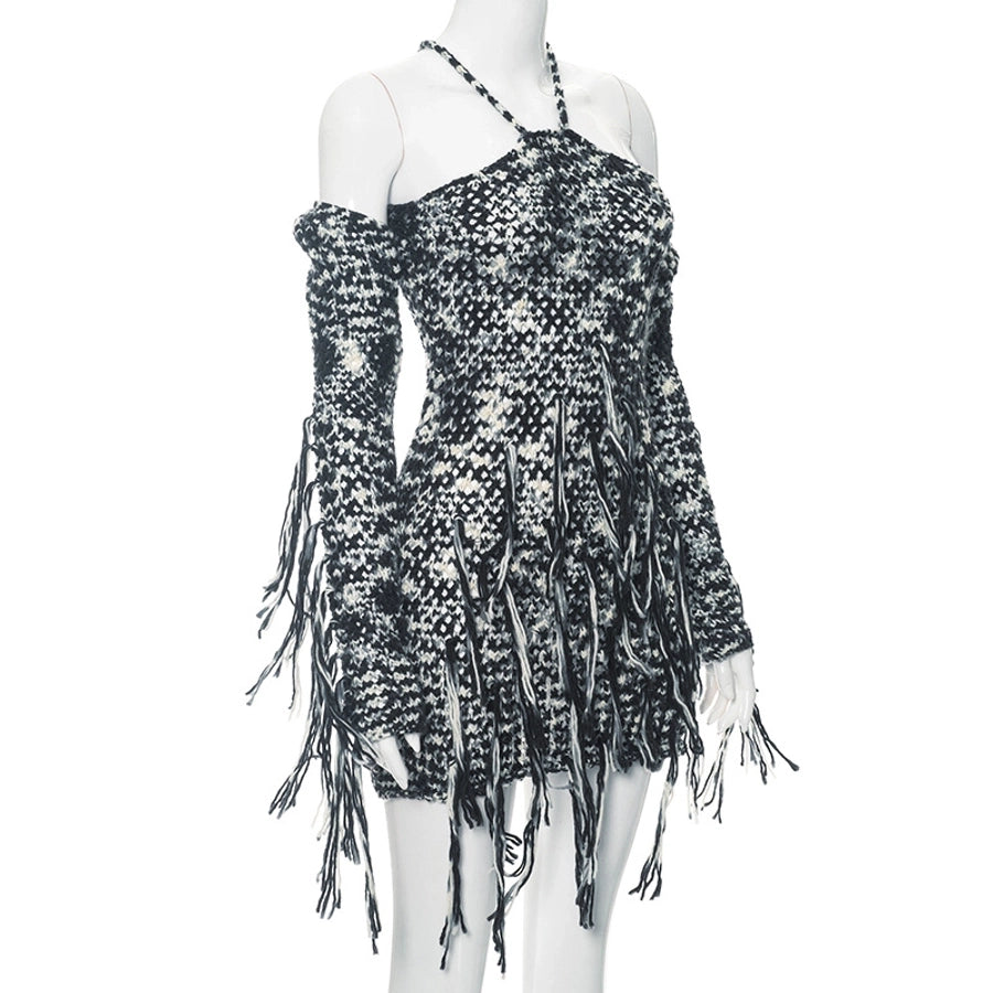 Masquerade Women's Streetwear Color Block Spandex Polyacrylonitrile Fiber Skirt Sets Skirt Sets