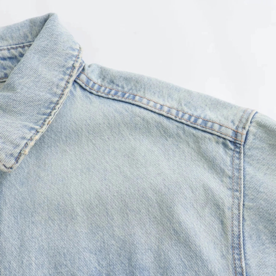 Women's Streetwear Solid Color Coat Denim Jacket