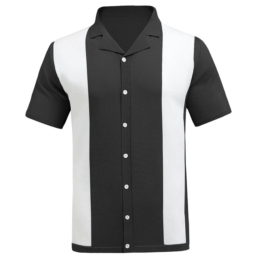 men's cardigan sweater men's sexy shirt lapel business casual woolen  shirt SY0164