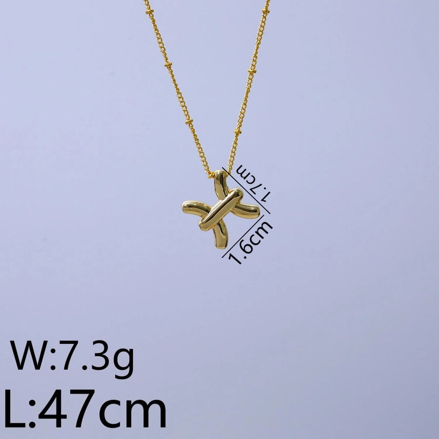 Jewelry IG Style Classic Style Commute Constellation 304 Stainless Steel 18K Gold Plated Pendant Necklace