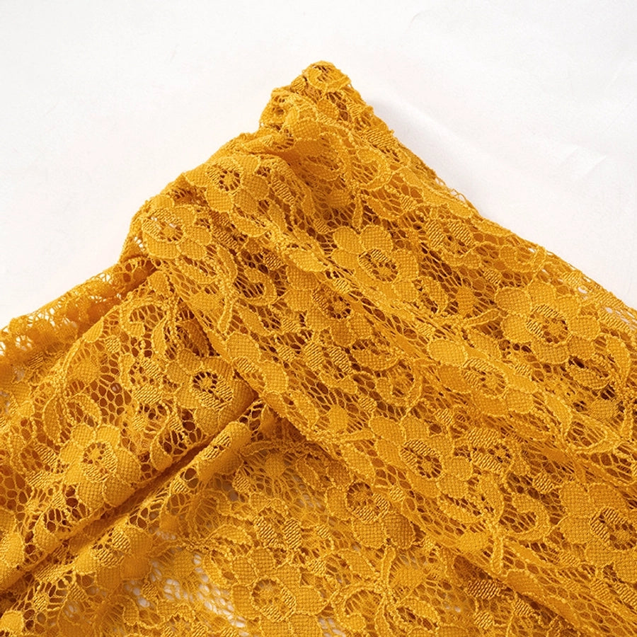 Women's Hip skirt Sexy Boat Neck Long Sleeve Solid Color Above Knee Masquerade