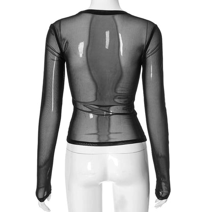 Women's T-shirt Long Sleeve T-Shirts Streetwear Solid Color