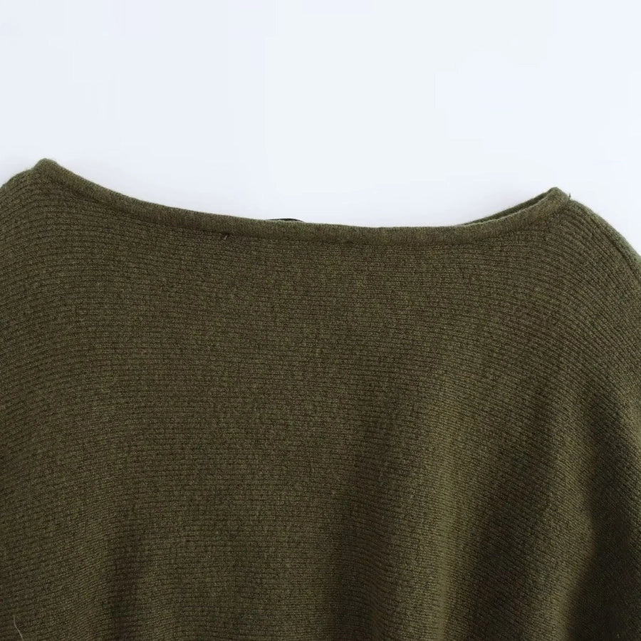 Women's Knitwear Long Sleeve Sweaters & Cardigans Casual Solid Color