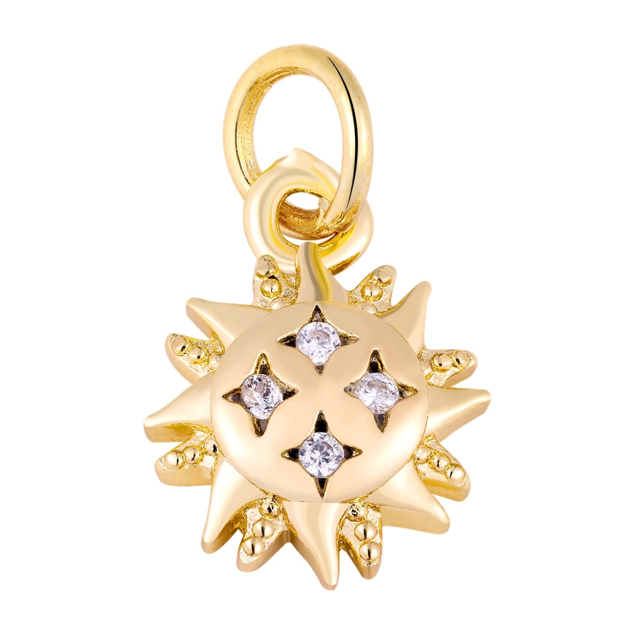 1 Piece 8.5*11.5mm Copper Geometric Pendant Jewelry Accessories