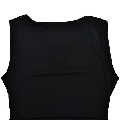 Women's Slit Dress Elegant Sexy Round Neck Backless Sleeveless Solid Color Maxi Long Dress Holiday Cocktail Party