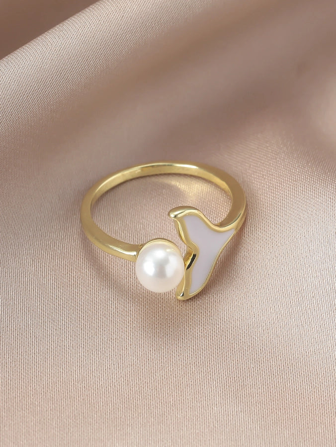 Elegant Simple Style Geometric Alloy Adults Rings