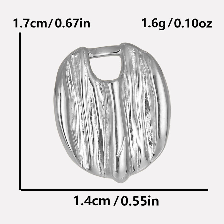 1 Piece 17*14mm 304 Stainless Steel 18K Gold Plated Geometric Pendant Jewelry Accessories