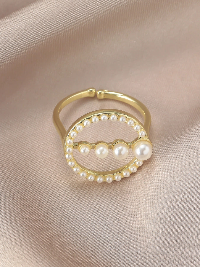 Elegant Simple Style Geometric Alloy Adults Rings