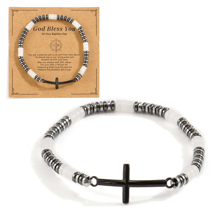 Bohemian Cross Semi-precious stone  Bracelets In Bulk Natural Stone Bracelet