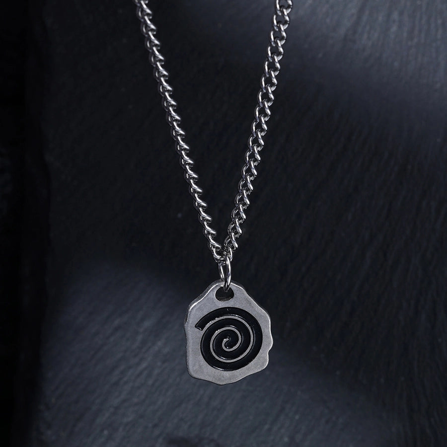 Simple Style Irregular 304 Stainless Steel Men's Pendant Necklace