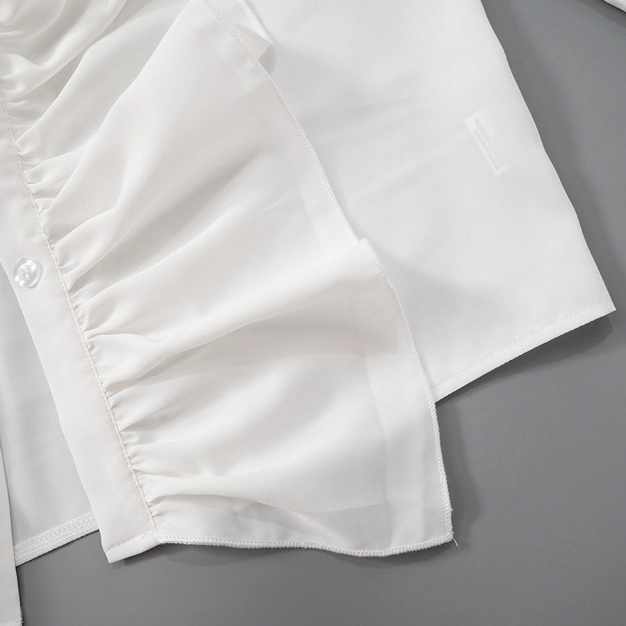 Women's Blouse Long Sleeve Blouses Streetwear Solid Color