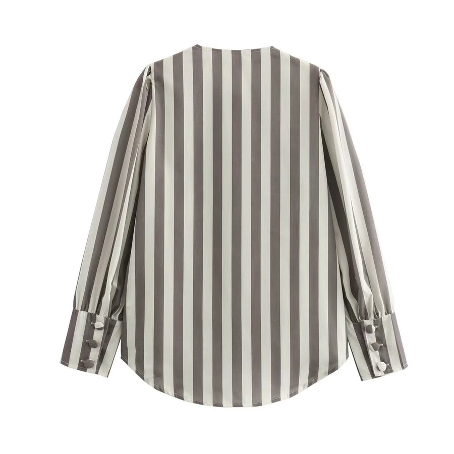 Women's Blouse Long Sleeve Blouses Vacation Simple Style Multicolor