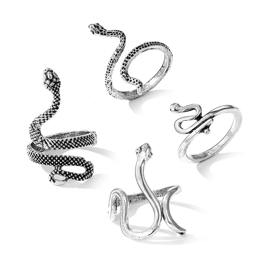 IG Style Y2K Hip-Hop Snake Alloy Women's Men's Rings