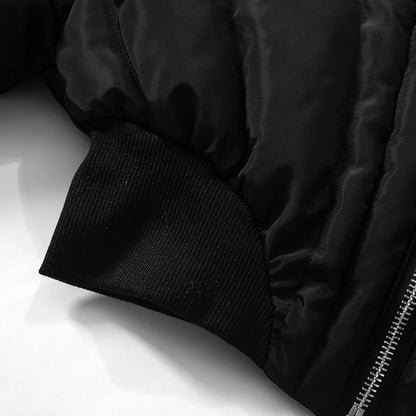 Women's Streetwear Solid Color Zipper Coat