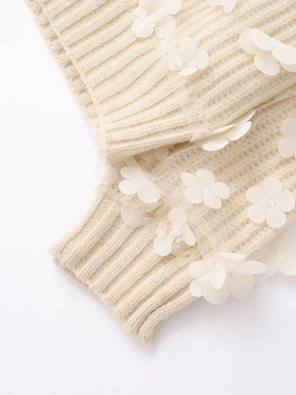 Women's Hoodie Long Sleeve Sweaters & Cardigans Vacation Simple Style Flower