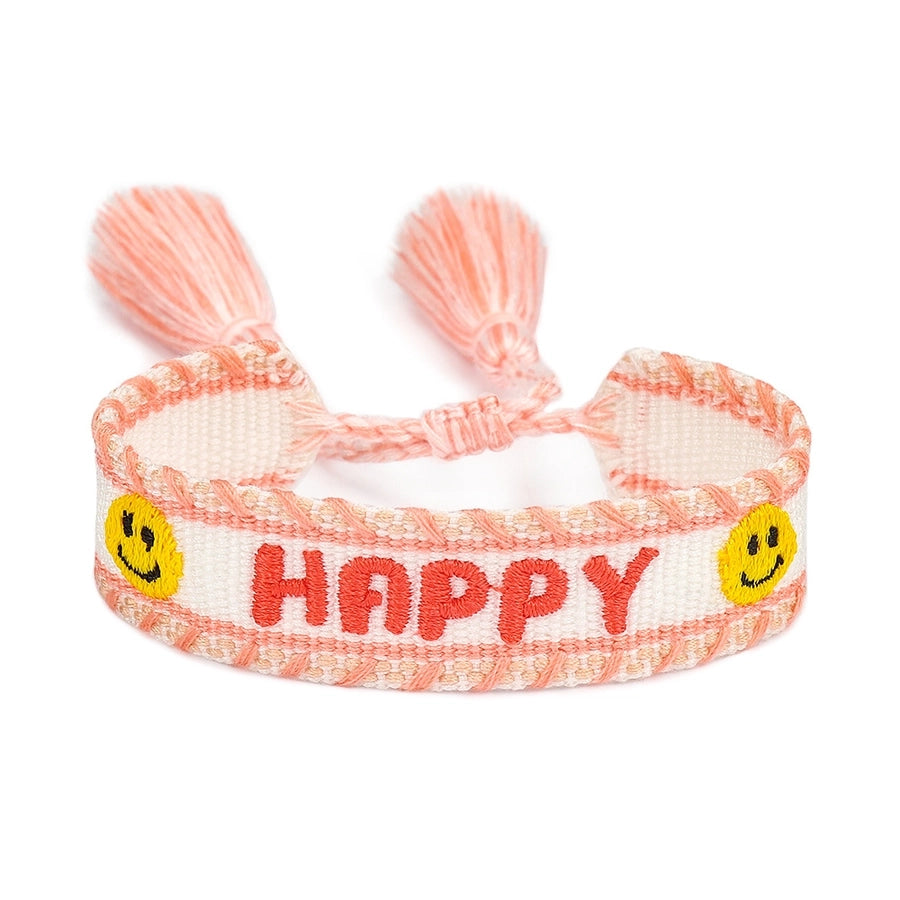 Cute Sweet Letter Cord Woven Chain String Bracelets