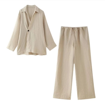 Daily Women's Simple Style Classic Style Solid Color Polyester Pants Sets Pants Sets