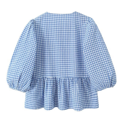 Women's Blouse Long Sleeve Blouses Streetwear Solid Color
