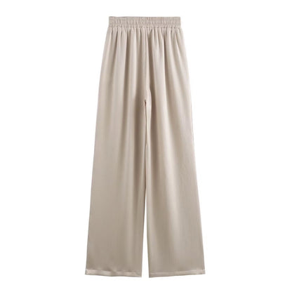 Daily Women's British Style Solid Color Polyester Pants Sets Pants Sets