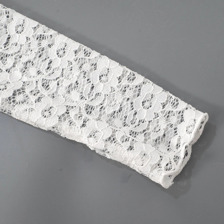 Women's Hip skirt Sexy Boat Neck Long Sleeve Solid Color Above Knee Masquerade