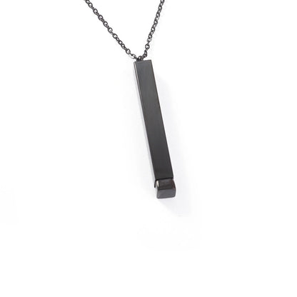 Jewelry Streetwear U Shape 304 Stainless Steel 18K Gold Plated Pendant Necklace