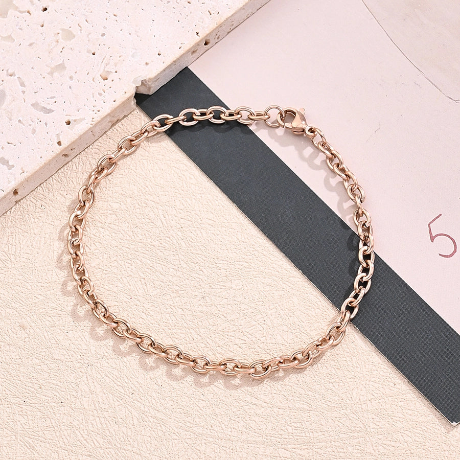 10 Strands/Package 5 Strands/Package 304 Stainless Steel 18K Gold Plated cable chain Belcher Chain Polished Length: 200mm Length: 220+50mm Length:230+50mm Jewelry Accessories