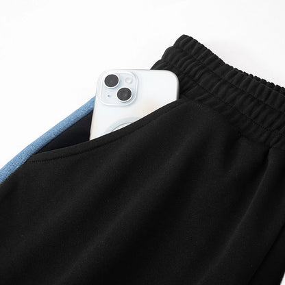 Women's Holiday Streetwear Color Block Full Length Casual Pants