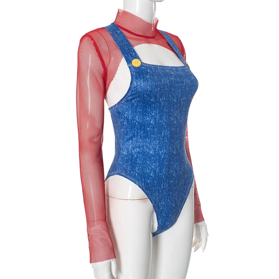 Women's Bodysuits Long Sleeve Bodysuits Sexy Solid Color