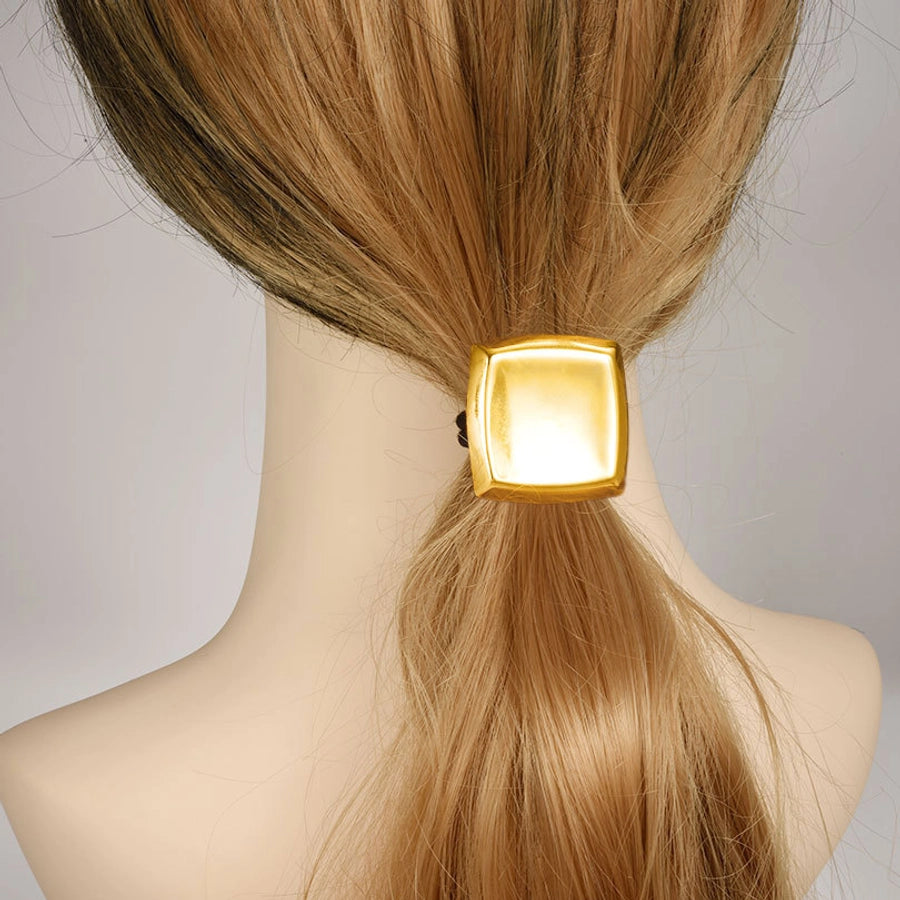 Women's Simple Style Geometric 304 Stainless Steel Plating Hair Tie