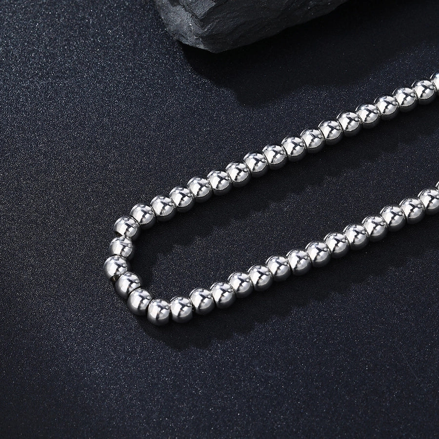 Casual Circle 304 Stainless Steel 18K Gold Plated ball chain Bracelets In Bulk Stainless Steel Bracelets