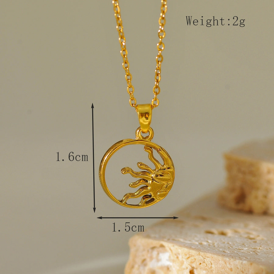 Jewelry Elegant Glam Luxurious Heart Shape Butterfly 304 Stainless Steel Necklace