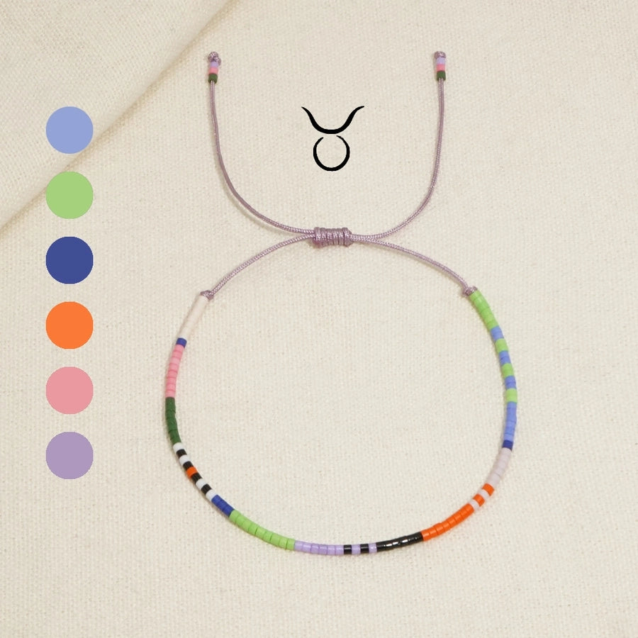 Casual Constellation Seed Bead rope Woven Chain Beaded Bracelets