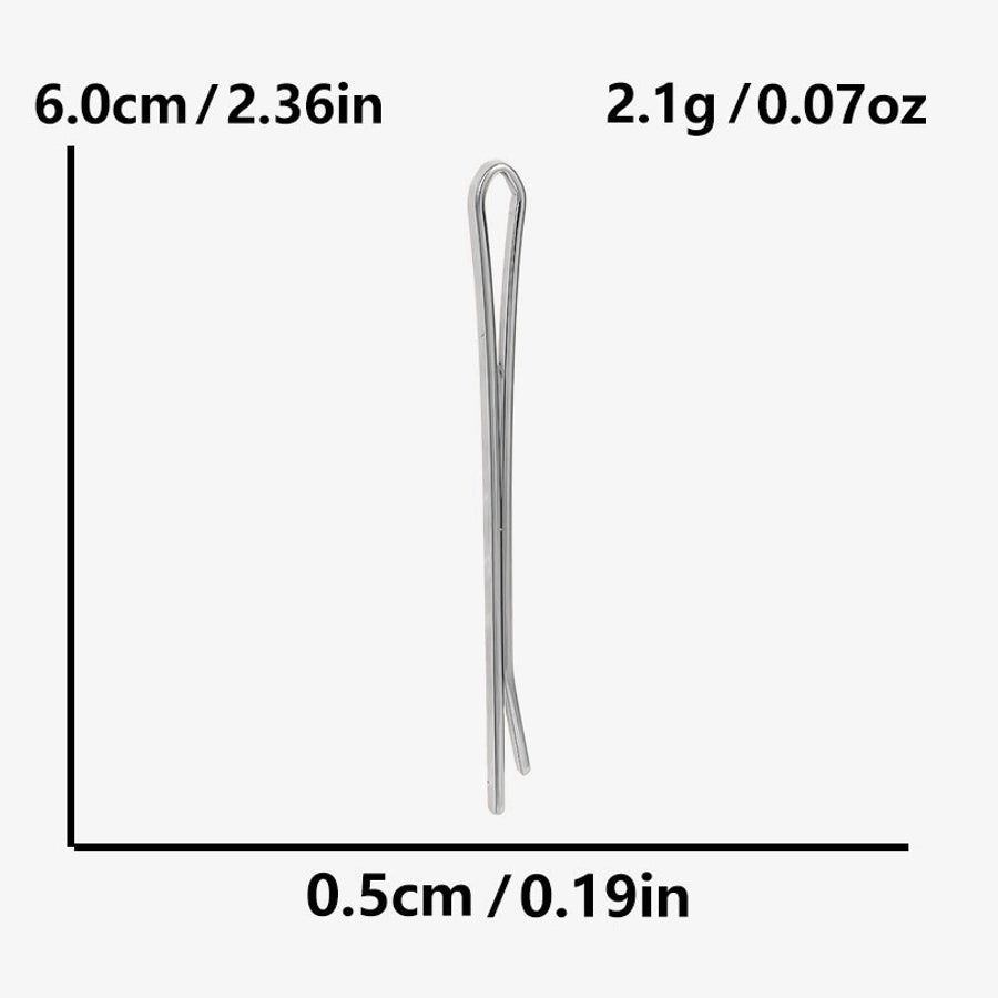 Women's Sweet Geometric 304 Stainless Steel Plating Hair Clip