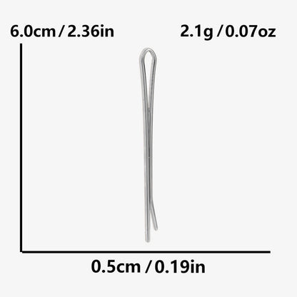Women's Sweet Geometric 304 Stainless Steel Plating Hair Clip