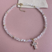 Transparent White Cross