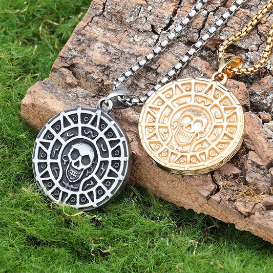 Hip-Hop Retro Skull 304 Stainless Steel Unisex