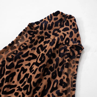 Women's Masquerade Streetwear Leopard Jumpsuits Jumpsuits