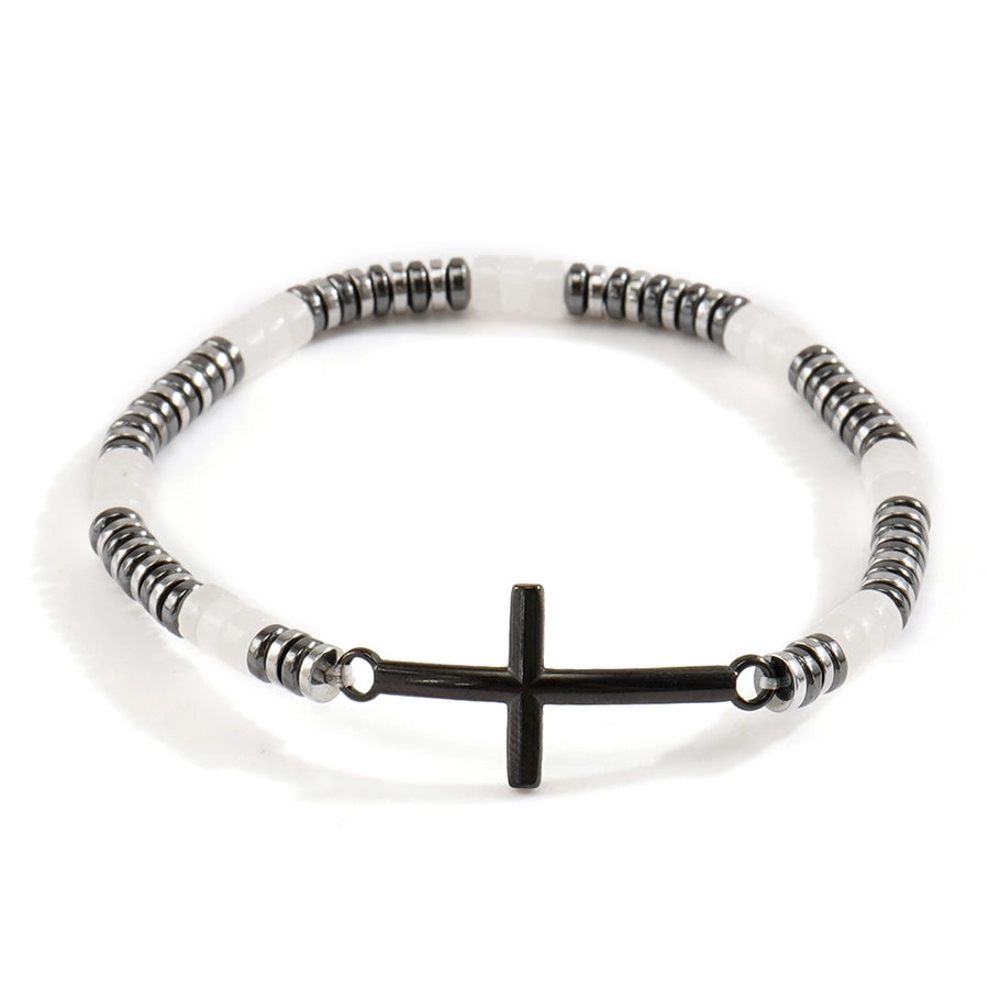 Bohemian Cross Semi-precious stone  Bracelets In Bulk Natural Stone Bracelet