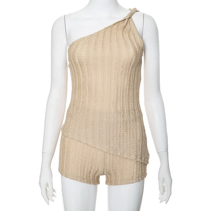 Daily Women's Sexy Solid Color Spandex Polyester Shorts Sets Shorts Sets