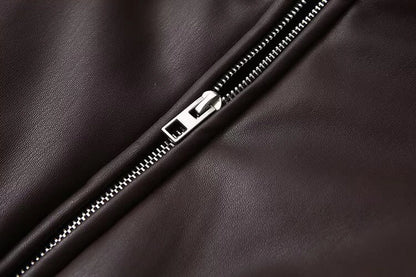 Women's Streetwear Solid Color Zipper Coat cotton clothes