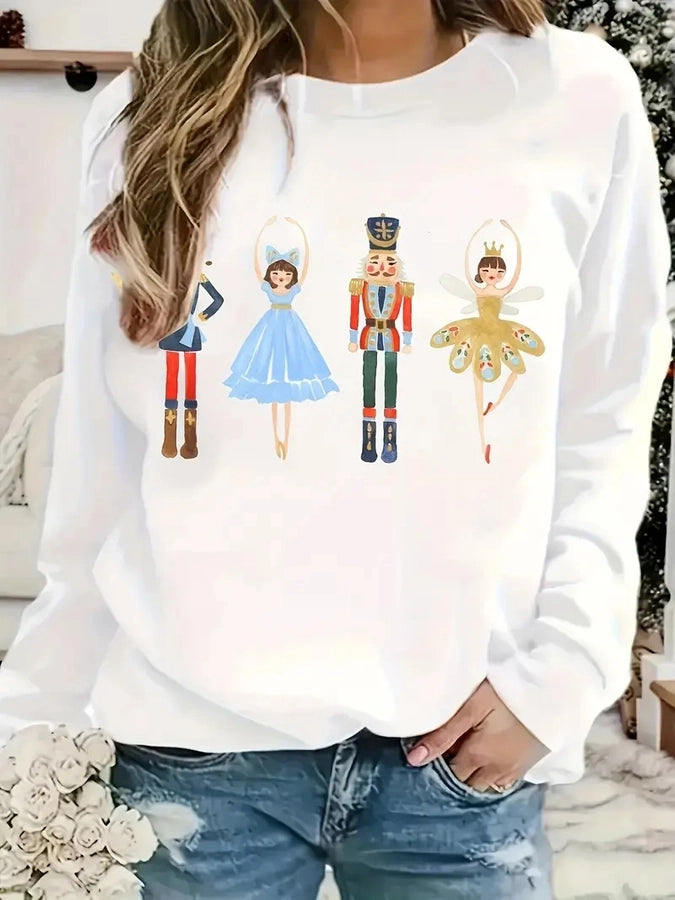 Hoodies & Sweatshirts Long Sleeve Vacation Simple Style Animal