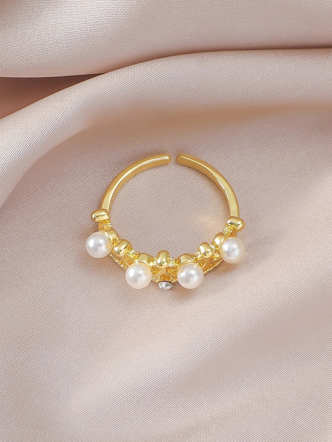 Elegant Simple Style Geometric Alloy Adults Rings