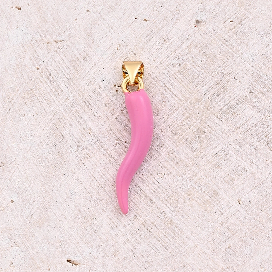 1 Pc/Package 27x6.5mm 4x3mm Copper 18K Gold Plated White Gold Plated chili Polished Pendant Jewelry Accessories