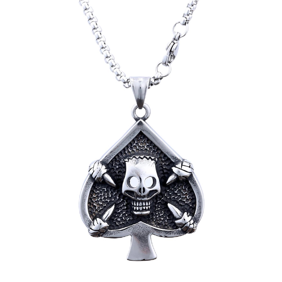 Hip-Hop Retro Skull 304 Stainless Steel Unisex