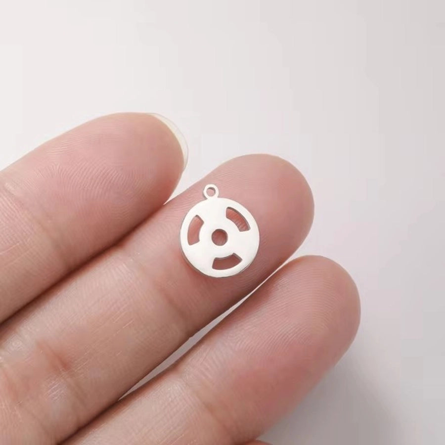 1 Piece 304 Stainless Steel Geometric Pendant